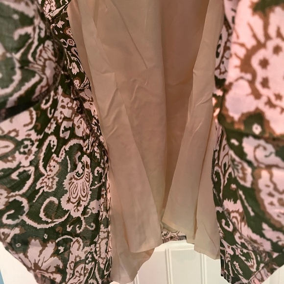 NWT SANCTUARY Dress Ladies XS Beautiful Pink Green Fall LW Flowy BOHO Chic Lined - Picture 8 of 11